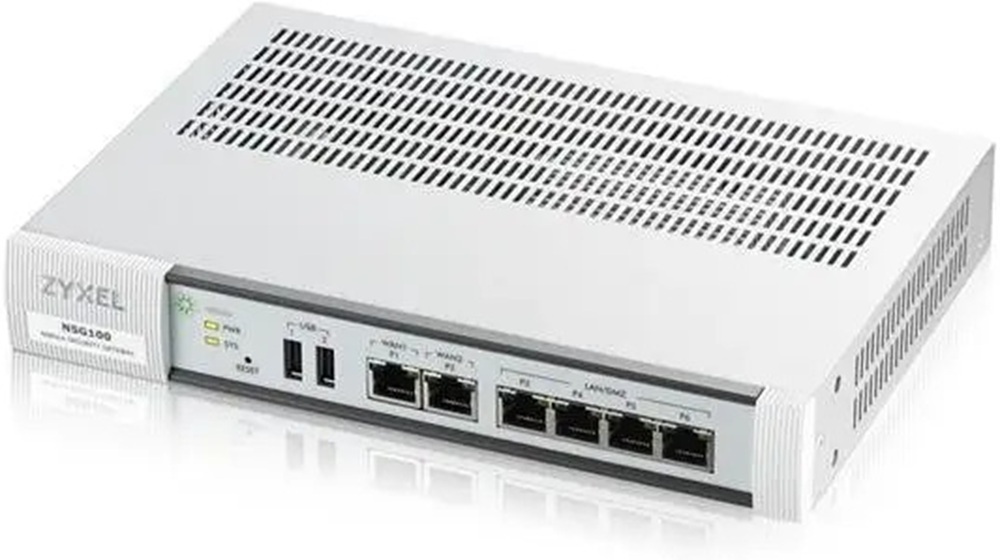 Маршрутизатор Zyxel Nebula NSG100 2xWAN GE, 4xLAN GE, 2xUSB (NSG100-ZZ0101F) фото1