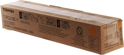 Тонер-картридж лазерный Toshiba T-FC210EY Yellow, 33600 стр (6AJ00000271) фото1