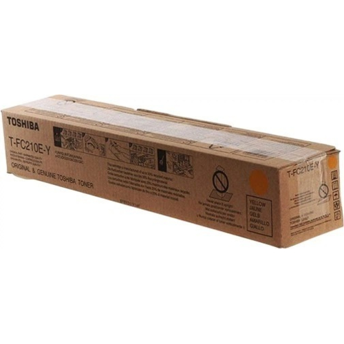 Тонер-картридж лазерный Toshiba T-FC210EY Yellow, 33600 стр (6AJ00000271)