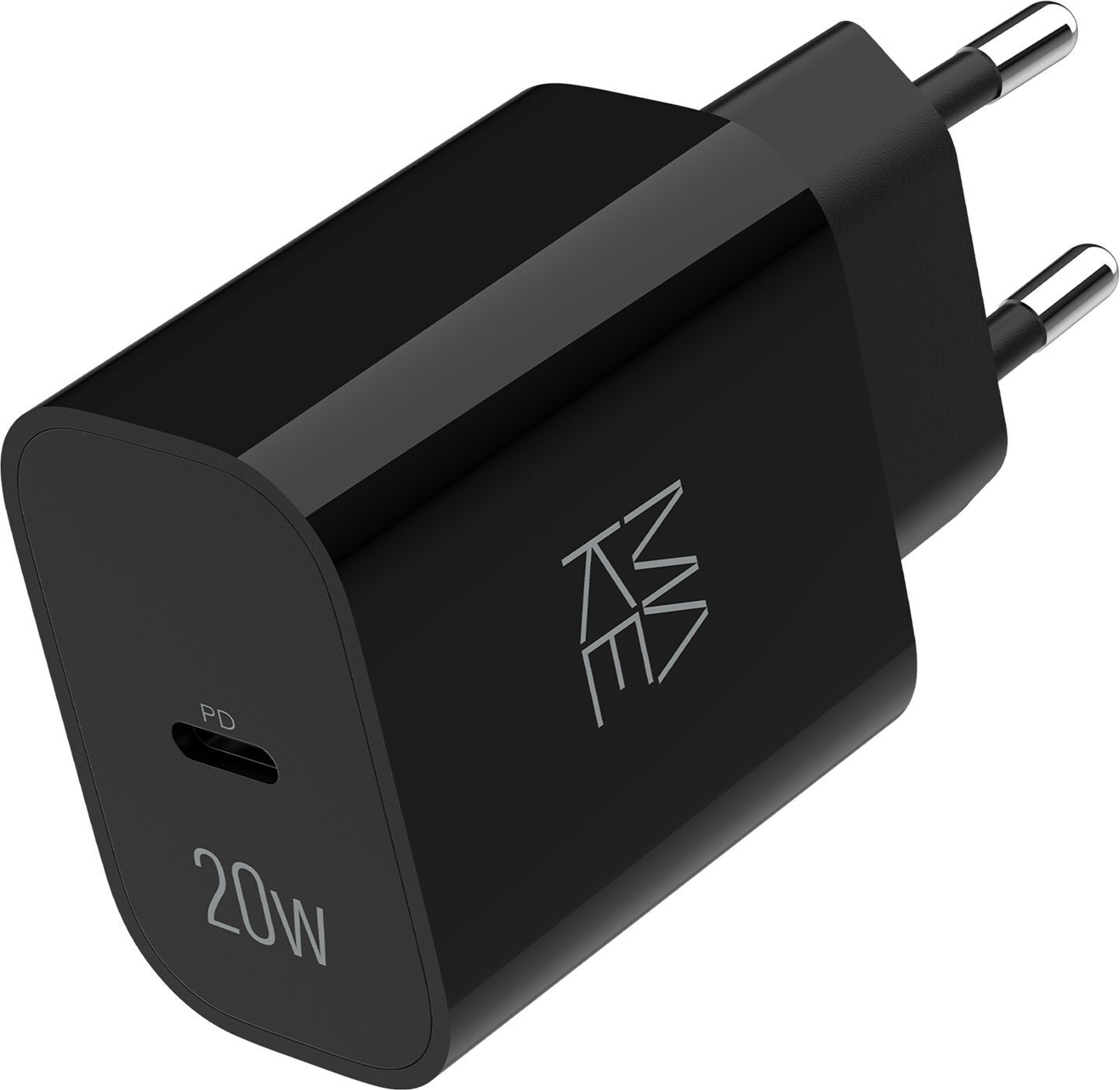 Зарядний пристрій MakeFuture 20W PD Black (MCW-2011BK) фото1