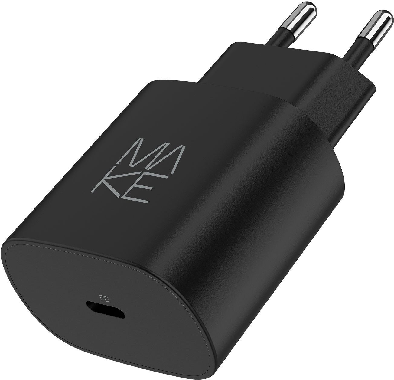 Зарядний пристрій MakeFuture 25W GaN PD Black (MCW-2511BK) фото1