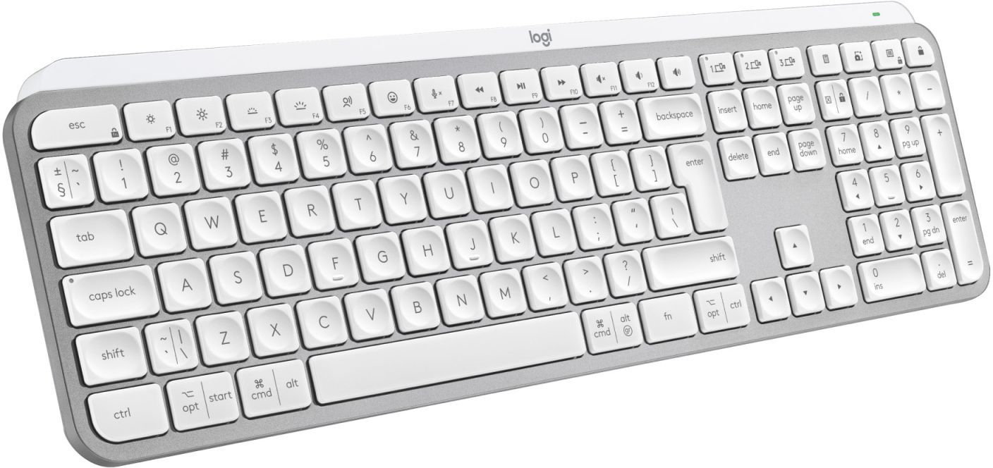 Клавиатура Logitech MX Keys S USINTL Pale Grey (L920-011588)