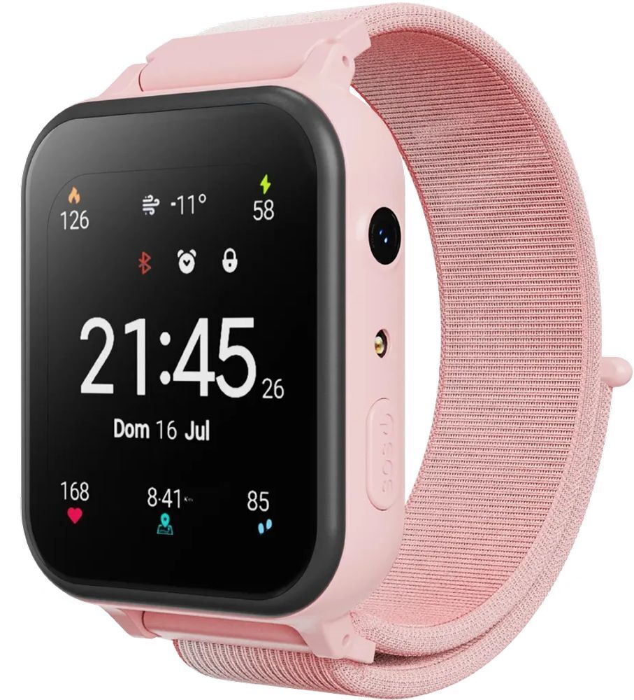 Детские часы Canyon Alfie KW-37 MP3 Study&Game Pink (CNE-KW37PP) фото1