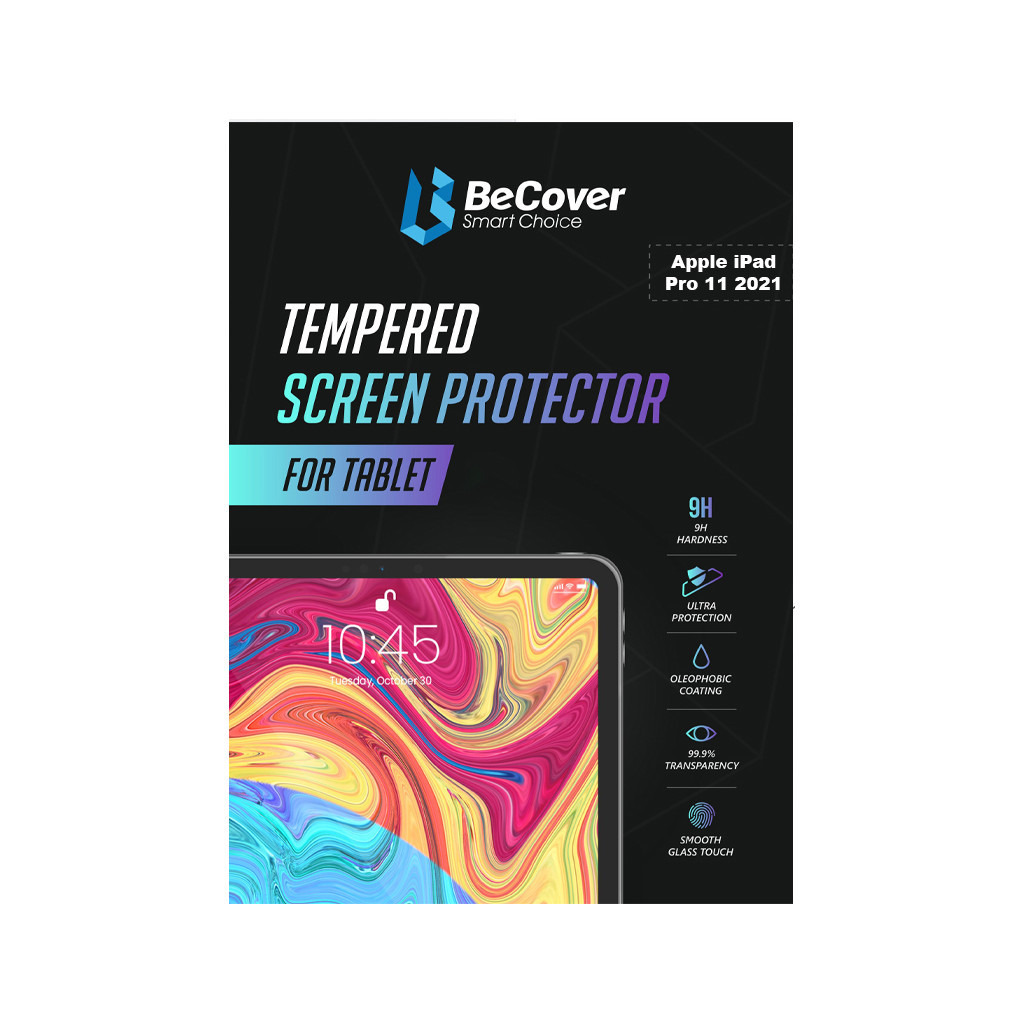 Захисне скло BeCover для Apple iPad Pro 11 (2021) (706056) фото1