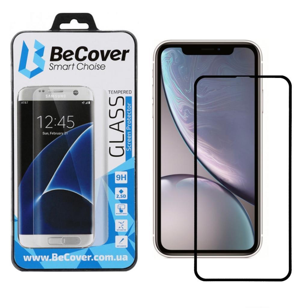 Захисне скло BeCover для Apple iPhone 11 Black (704103) фото1