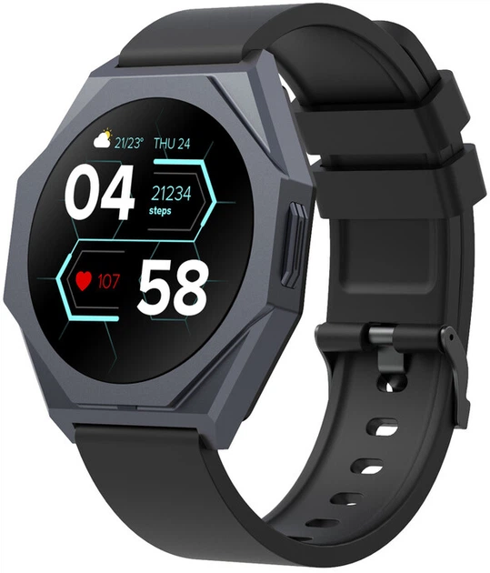 Смарт-часы Canyon Otto SW-86 Black (CNS-SW86BB) фото1