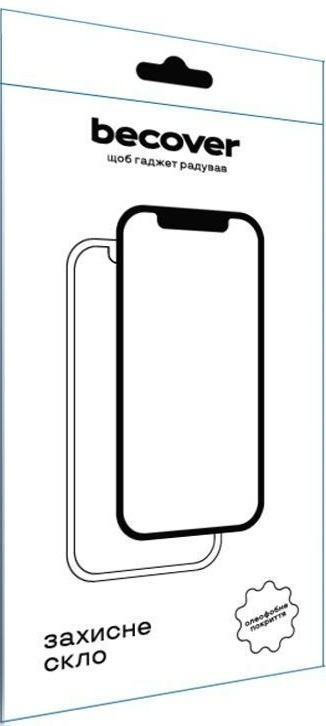 Захисне скло BeCover для Apple iPhone 16 Pro Black (712124) фото1