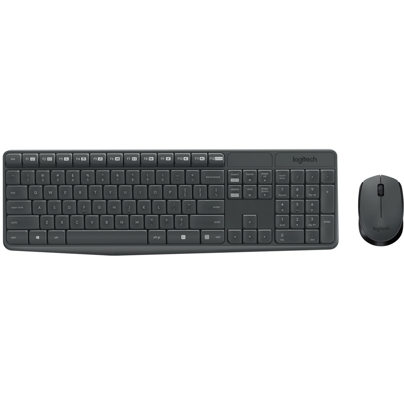 Комплект Logitech MK235 ENG/UKR Grey (920-007931) фото1