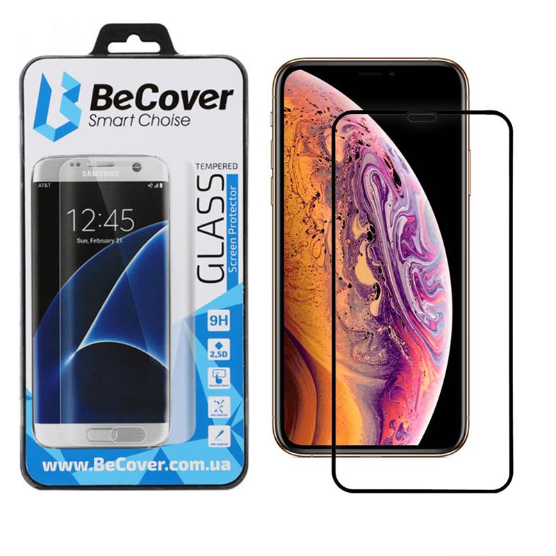 Захисне скло BeCover для Apple iPhone 11 Pro Black (704104) фото1