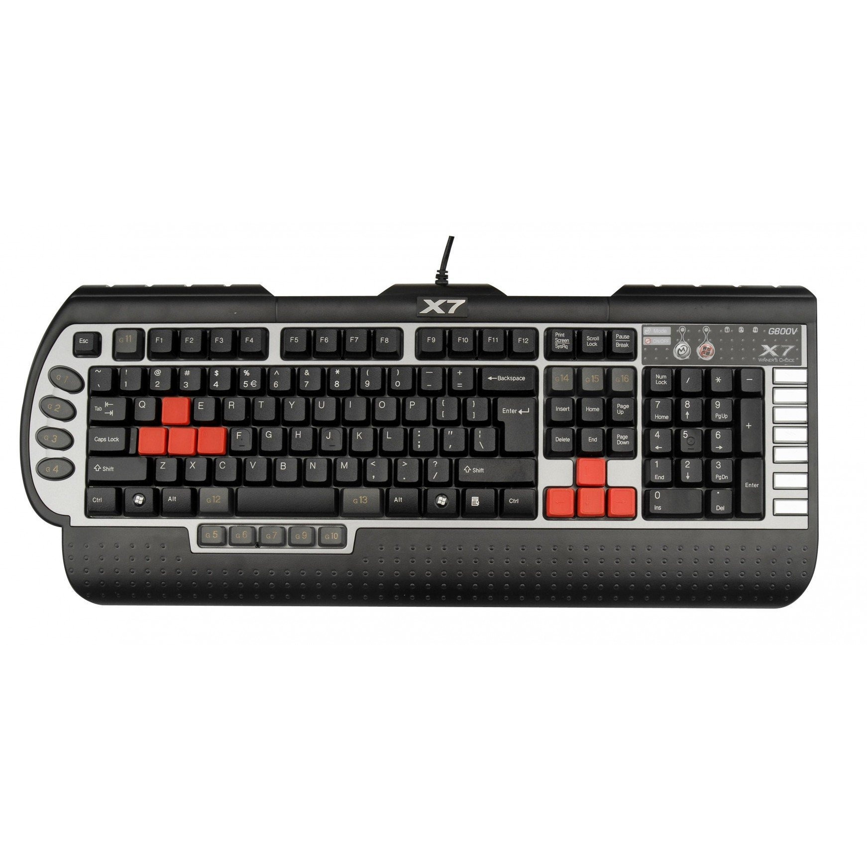 Клавиатура A4Tech X7 G800V Black фото1