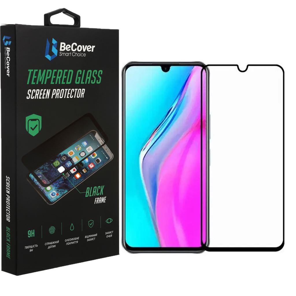 Захисне скло BeCover для Infinix Note 11 (X663B) Black (708141) фото1