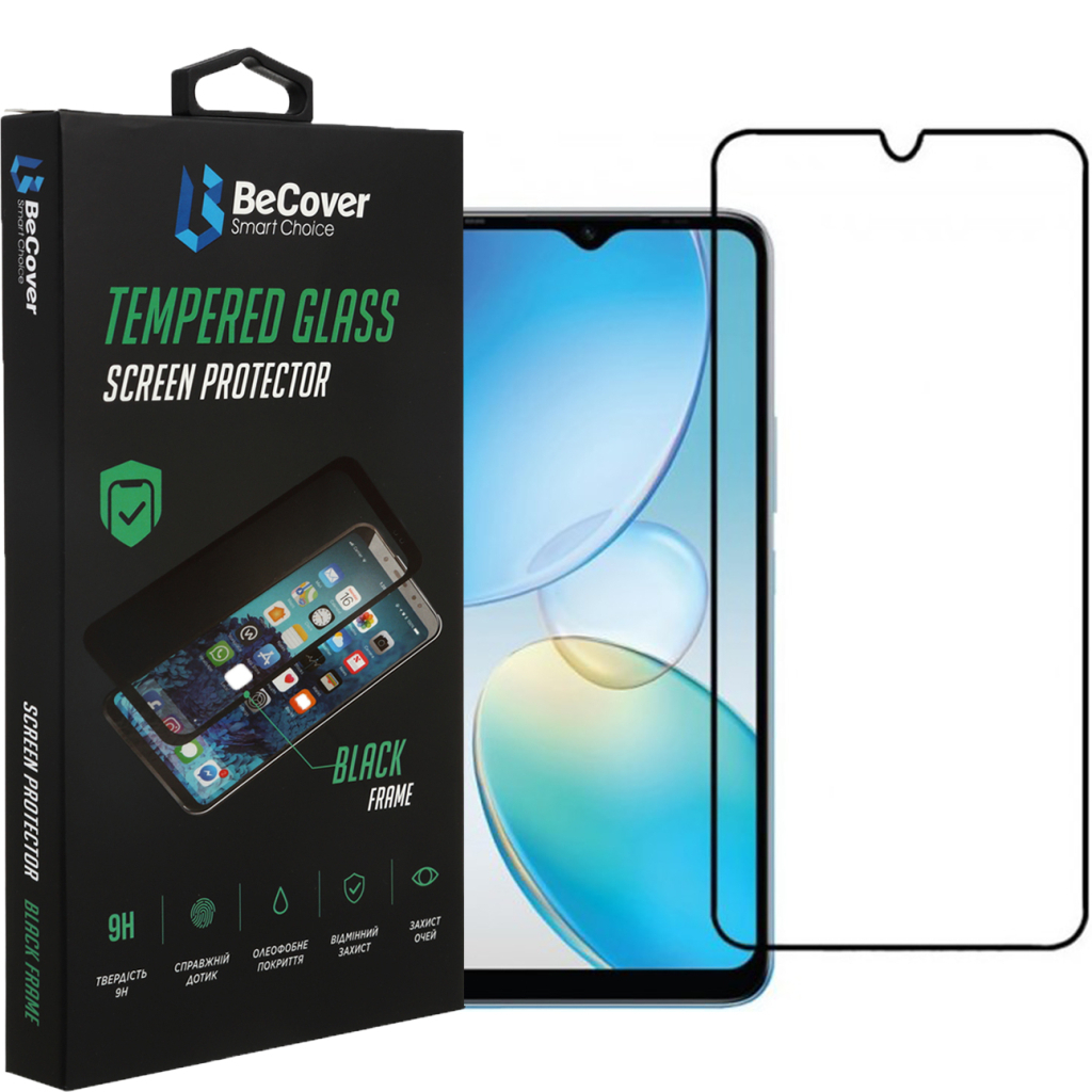 Захисне скло BeCover для Infinix Hot 20i (X665E) Black (708544) фото1