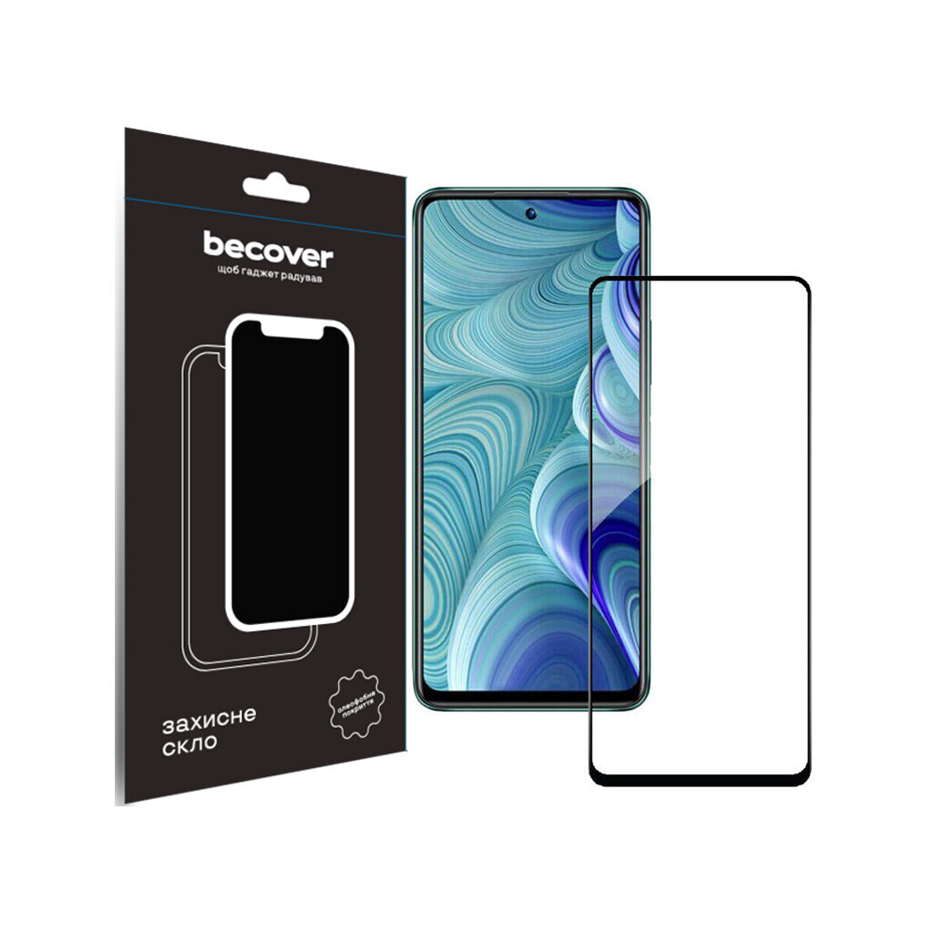 Захисне скло BeCover для Infinix Hot 40i (X6528B) Black (710483) фото1