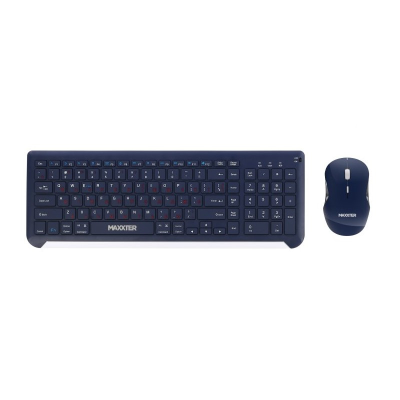 Комплект Maxxter KMS-WCM-01BL-UA Dark Blue фото1