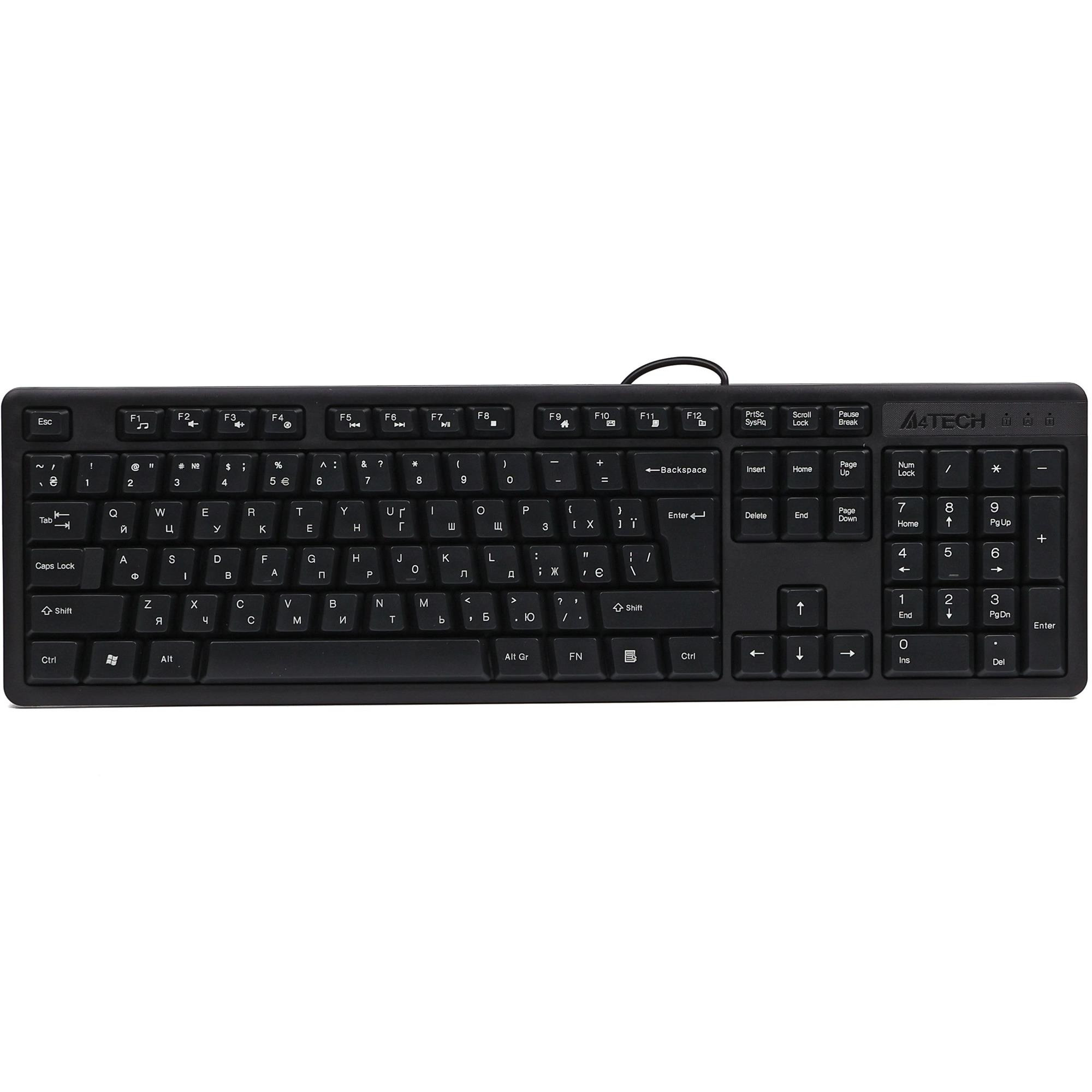 Клавіатура A4Tech KK-3 Black фото1