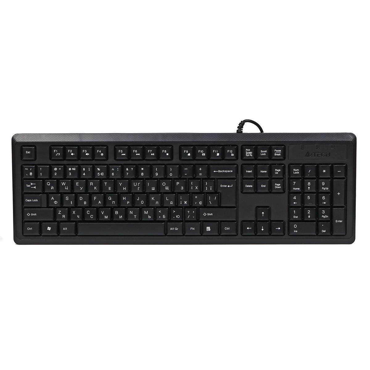 Клавіатура A4Tech KR-92 Black фото1