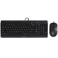 Дротовий комплект A4Tech Fstyler клавіатура+миша, F1512 (Black)