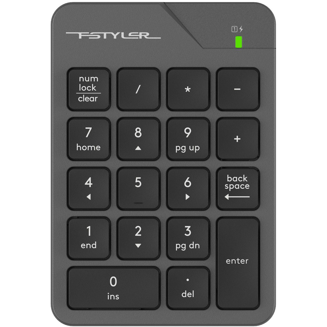 Клавіатура цифрова A4Tech Fstyler FGK21C Grey фото1