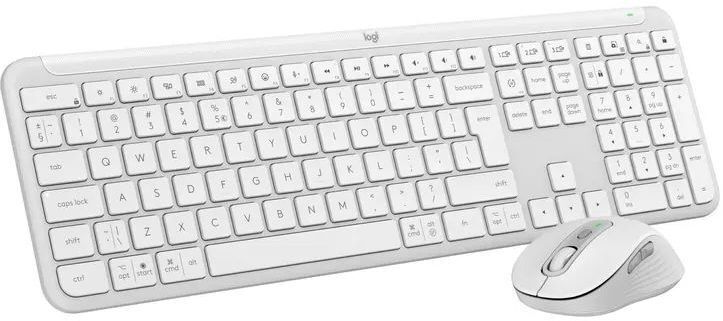 Комплект (клавіатура, миша) бездротовий Logitech Signature Slim Combo MK950 OffWhite (920-012491) фото1