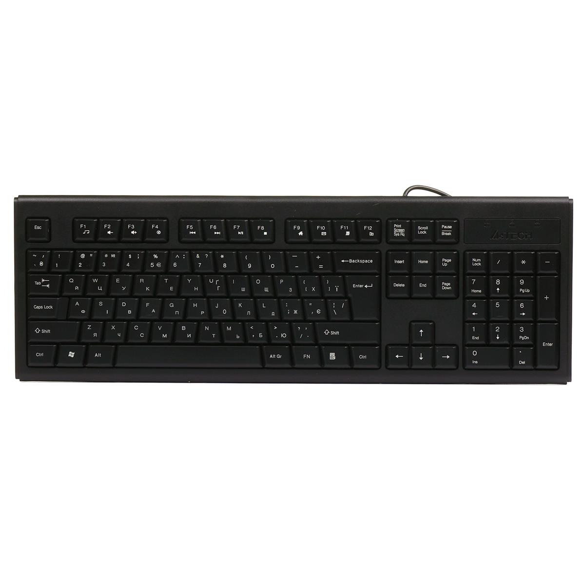 Клавiатура A4tech KRS-83 Black фото1