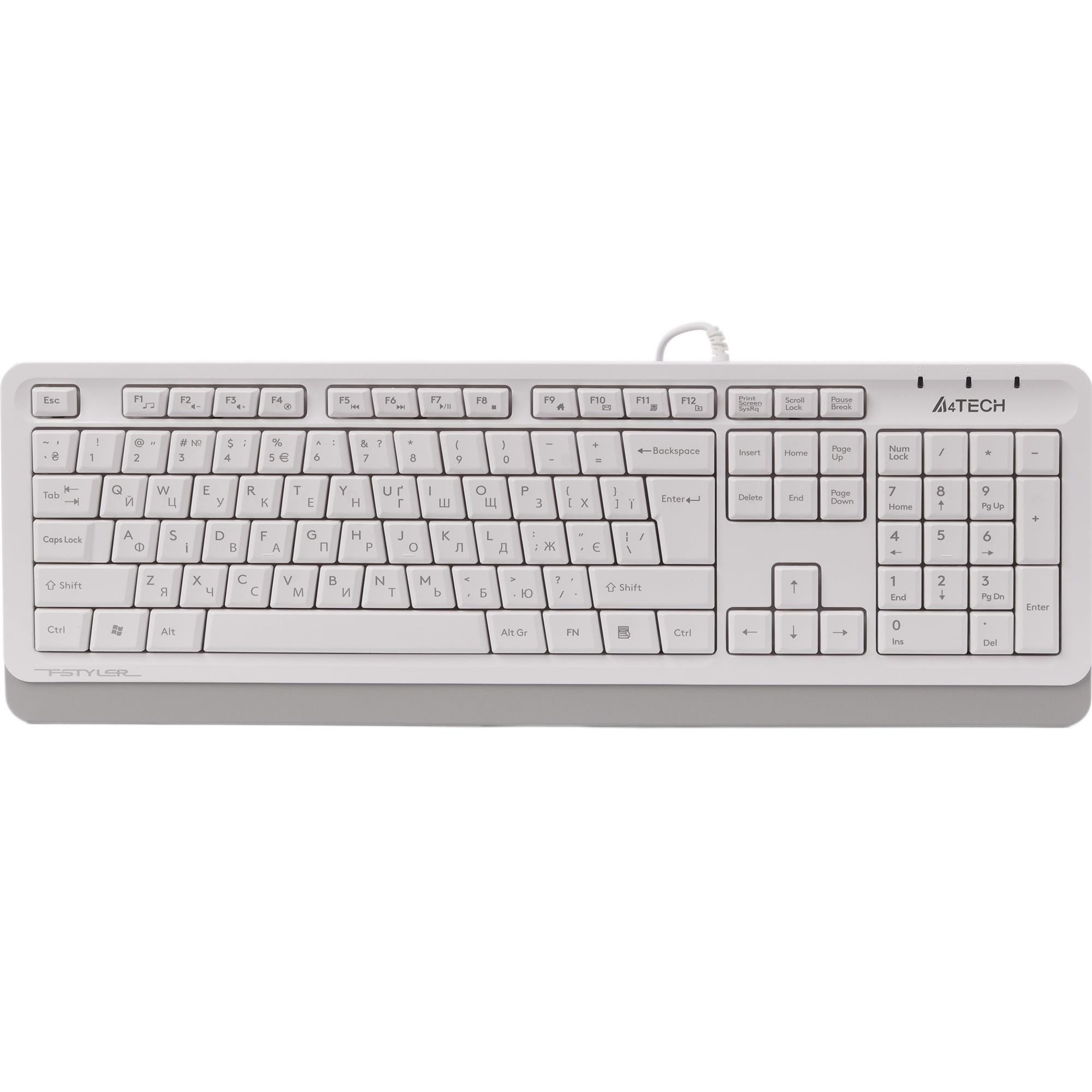 Клавіатура A4Tech Fstyler FKS10 White фото1