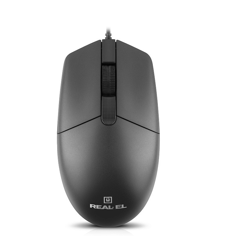 Мишь REAL-EL RM-210 Black (EL123200036) фото1
