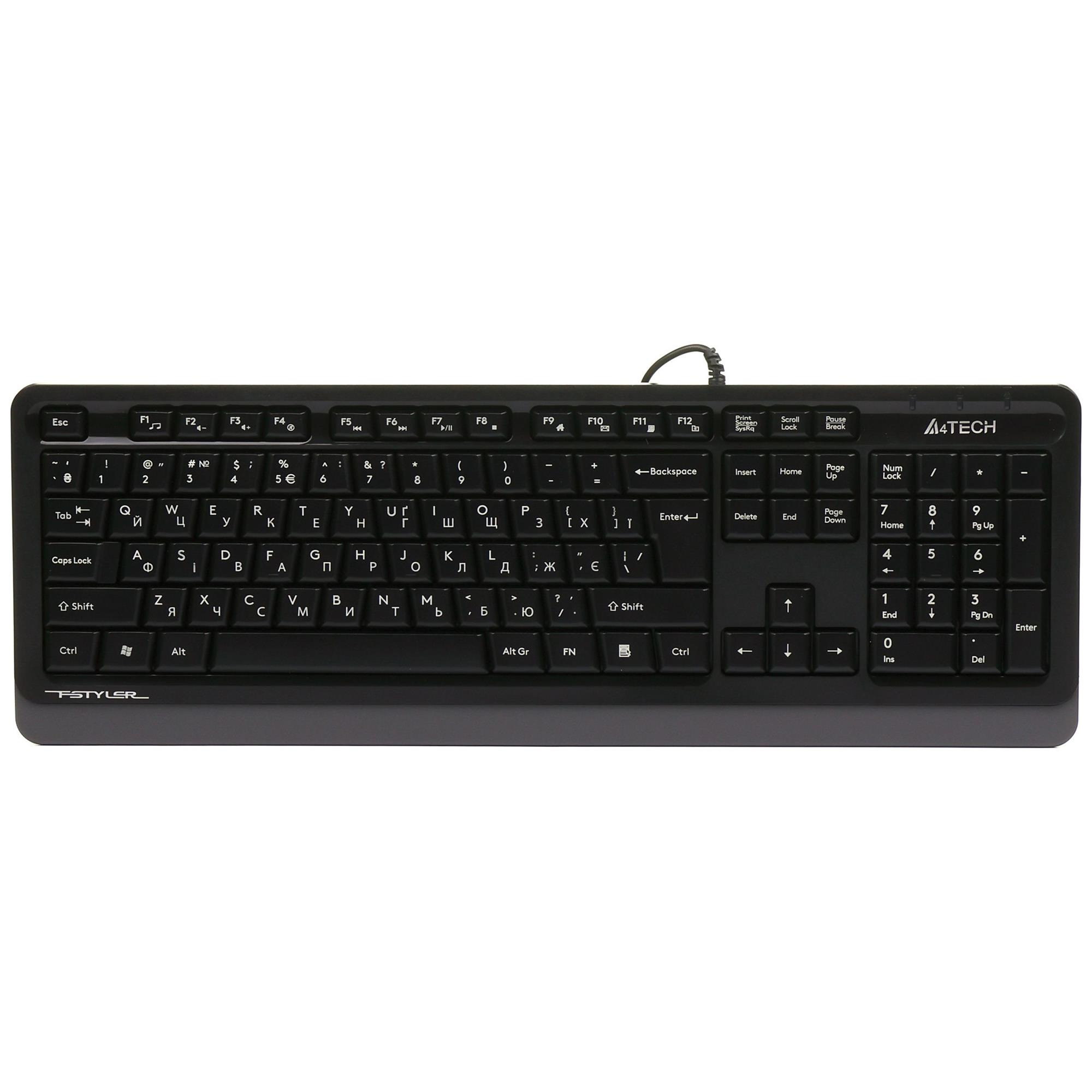 Клавіатура A4Tech Fstyler FKS10 Grey фото1