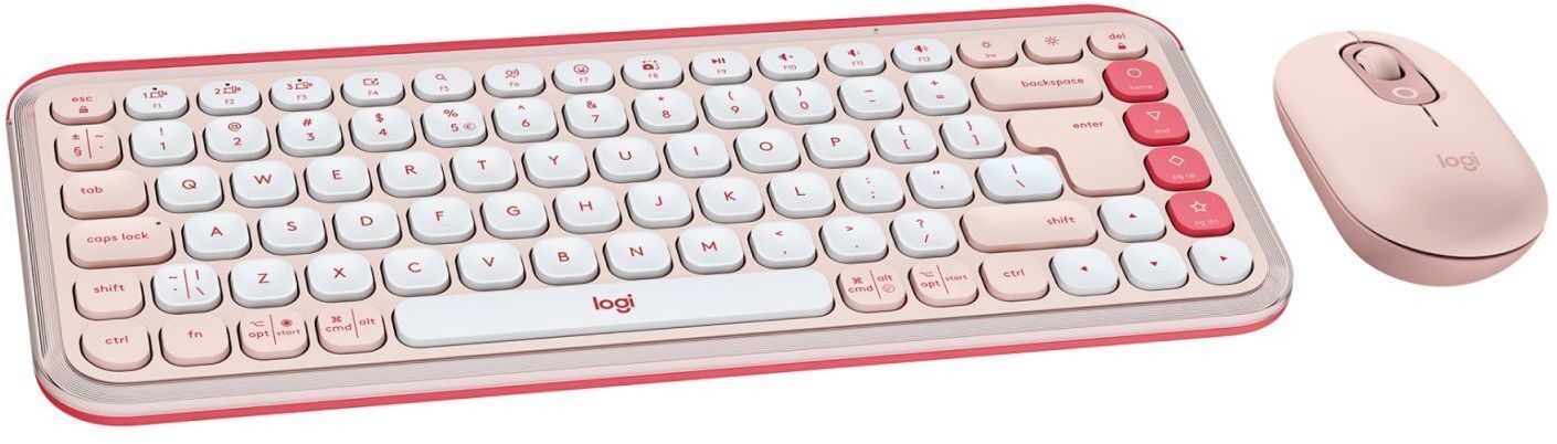 Комплект Logitech Pop Icon Combo Rose (920-013142) фото1