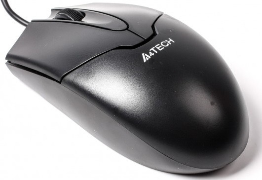 Миша A4Tech OP-550NU Black USB V-Track фото1