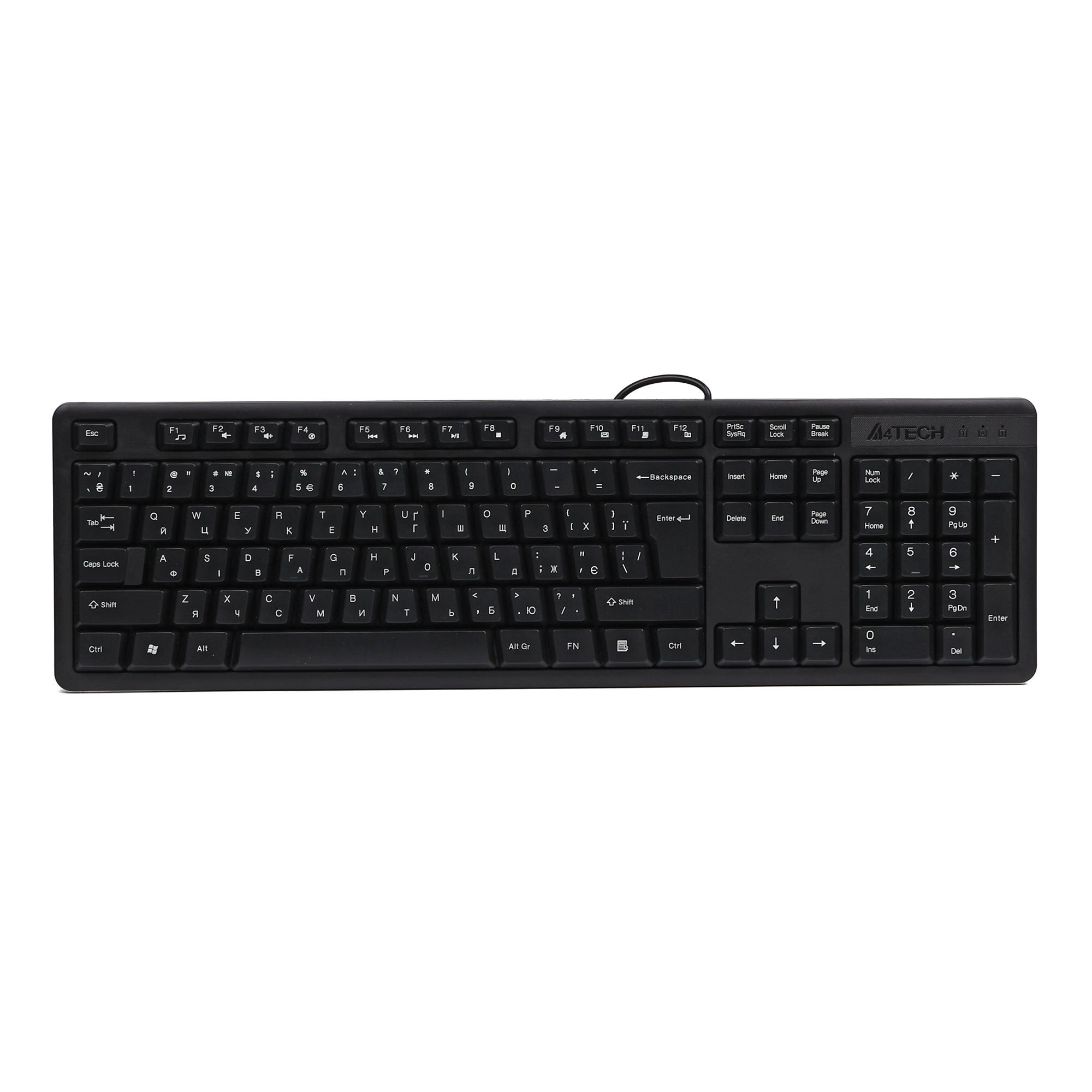 Клавіатура A4Tech KKS-3 USB Black фото1