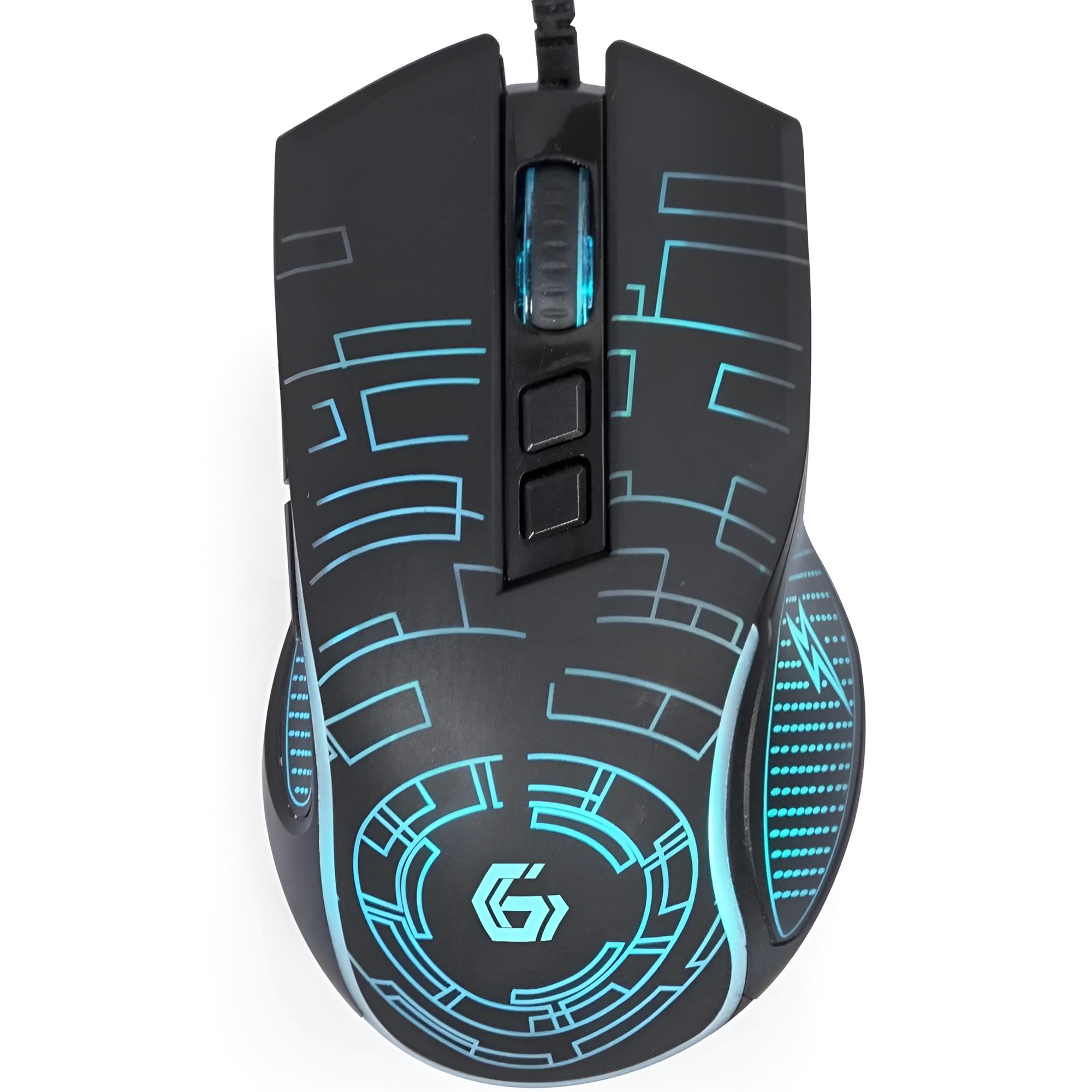 Мишь Gembird MUSG-RGB-01 Black фото1