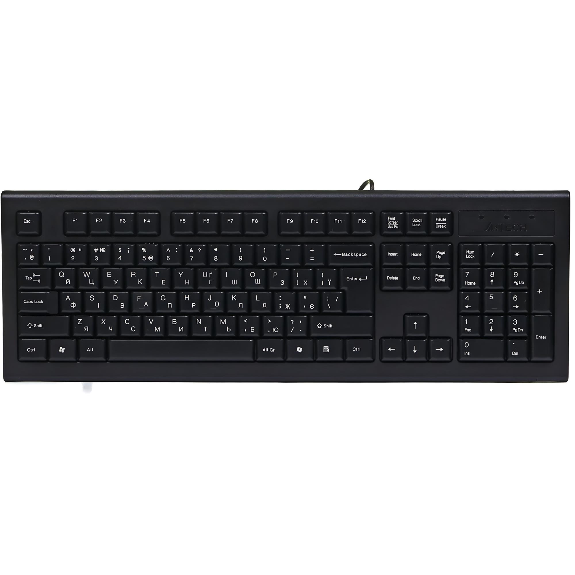 Клавіатура A4Tech KR-85 PS/2 Black фото1