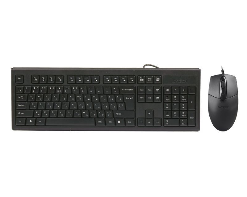 Проводний комплект A4Tech USB, KRS-8372 Black фото1