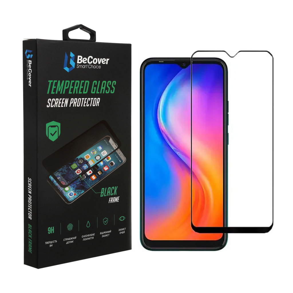 Защитное стекло BeCover для Blackview A70 Black (707902) фото1