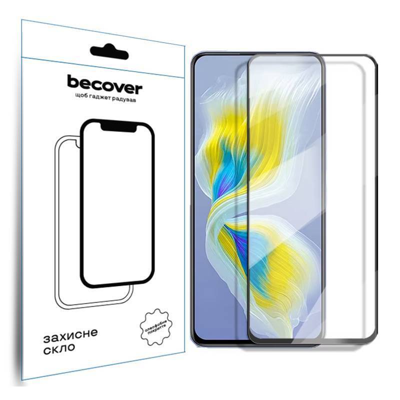 Защитное стекло BeCover для Infinix Smart 9 (X6532) Black (712347) фото1