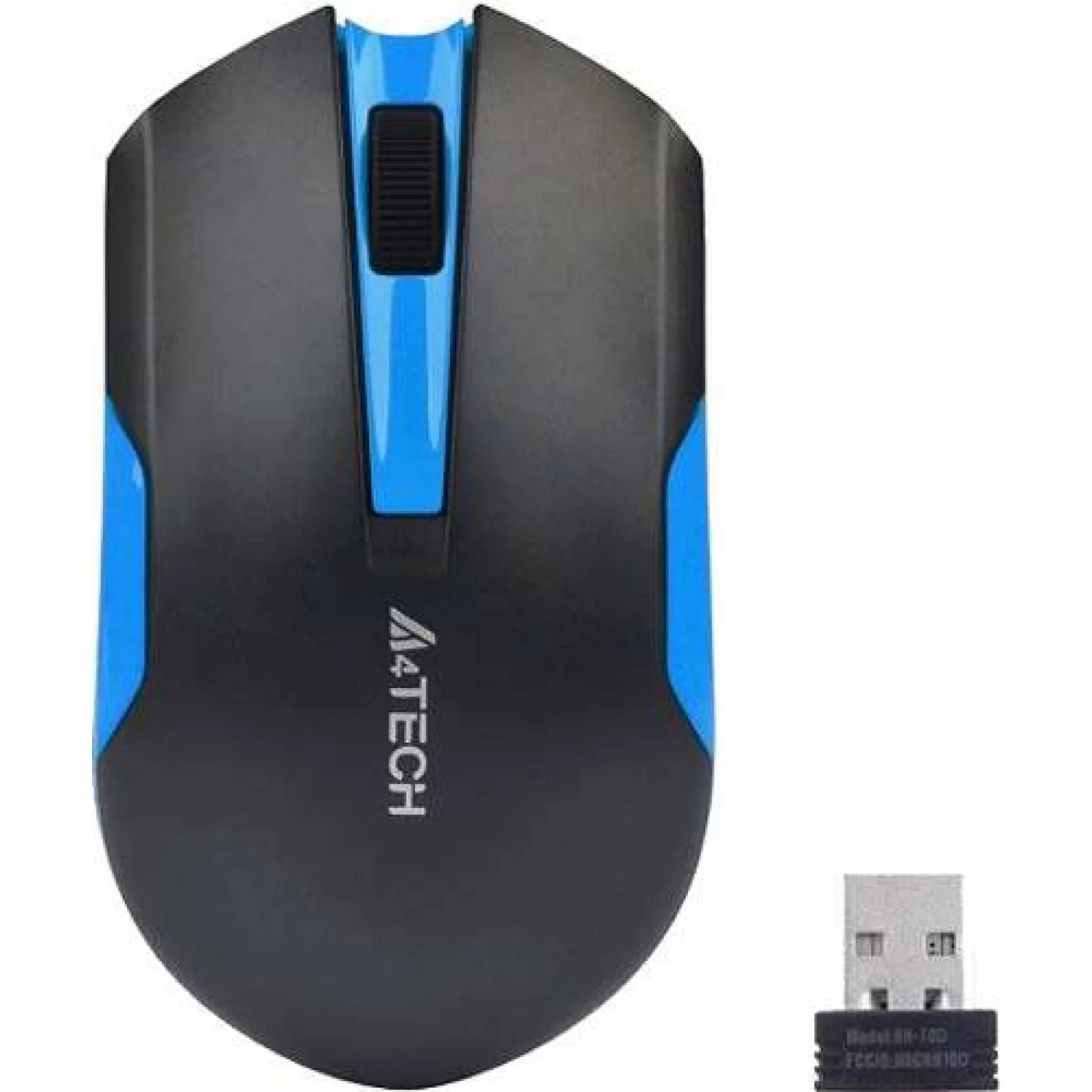 Миша бездротова A4Tech G3-200N Black/Blue USB V-Track фото1