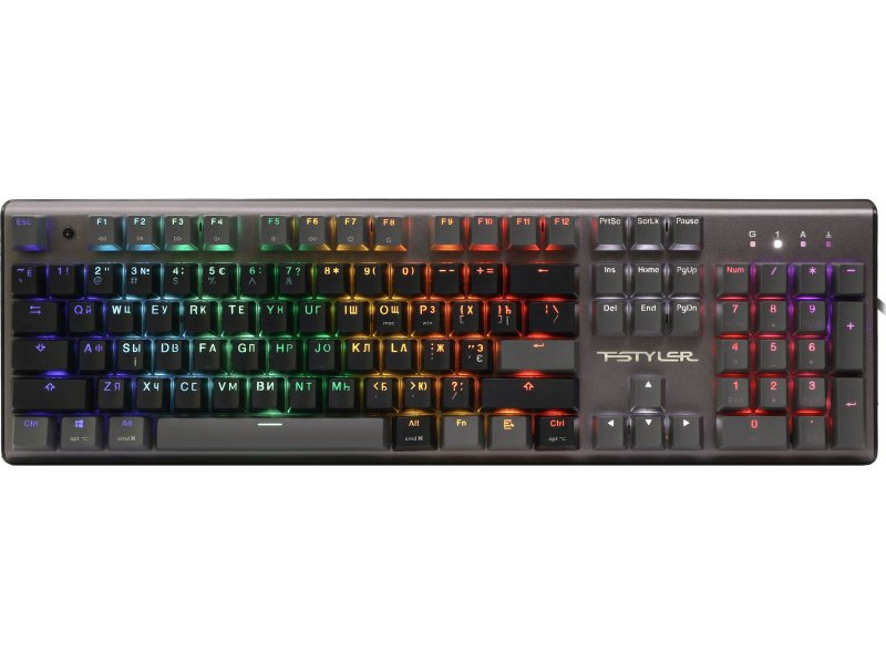 Клавиатура A4Tech Fstyler FS100 Stone Black фото1