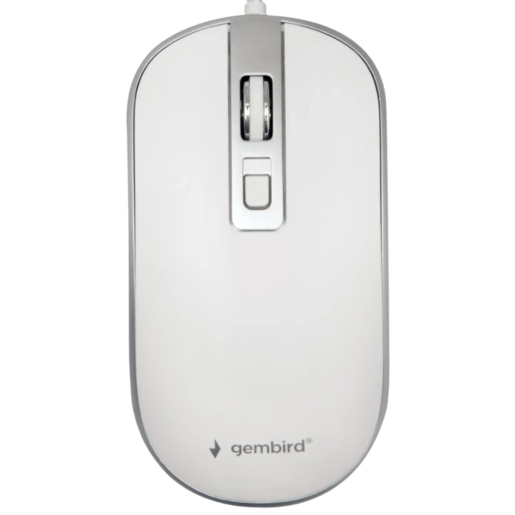 Мишь Gembird MUS-4B-06-WS White/Silver фото1