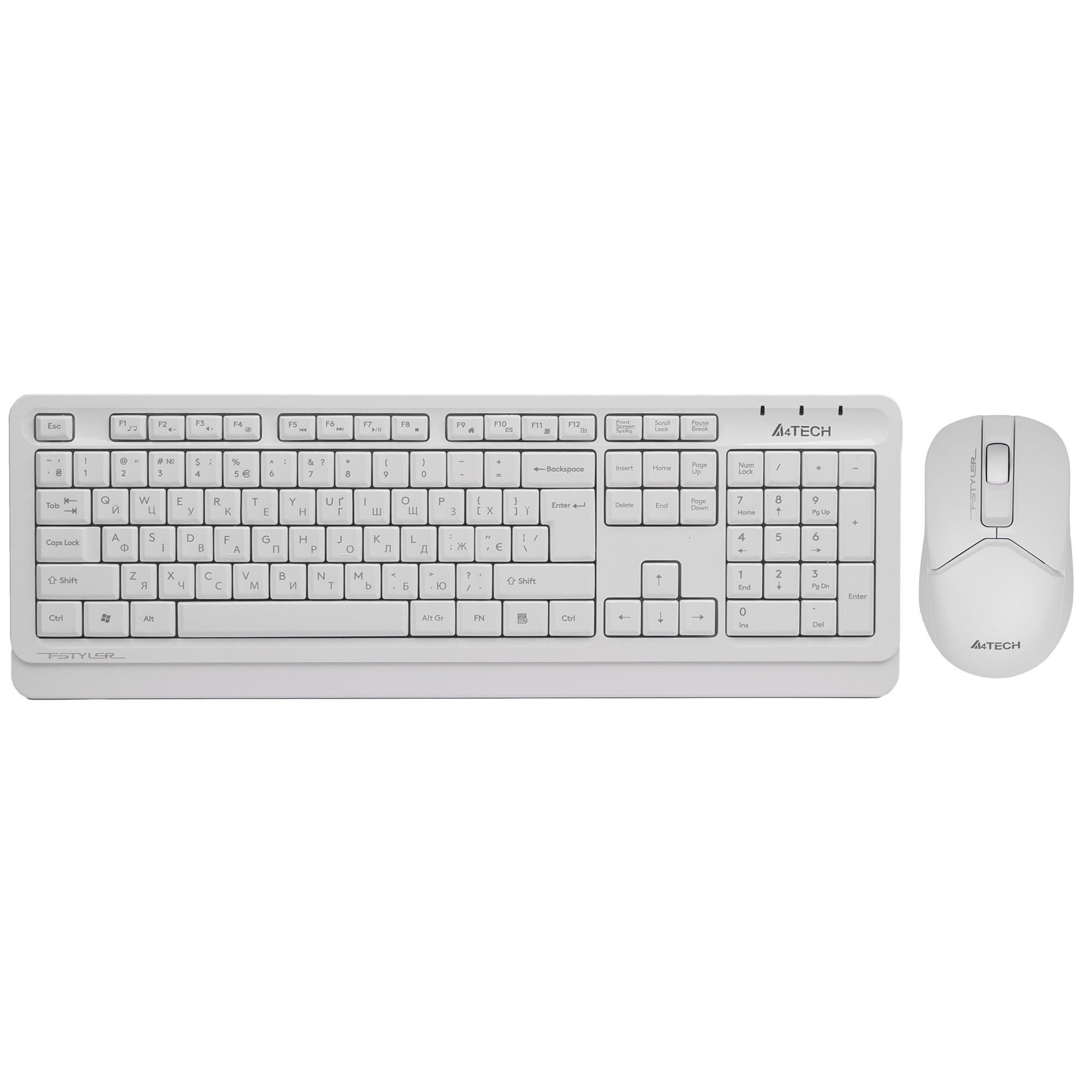 Комплект A4Tech FG1012 White фото1