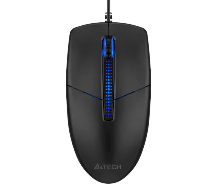 Мышь A4Tech USB, 1200 dpi, черный фото1