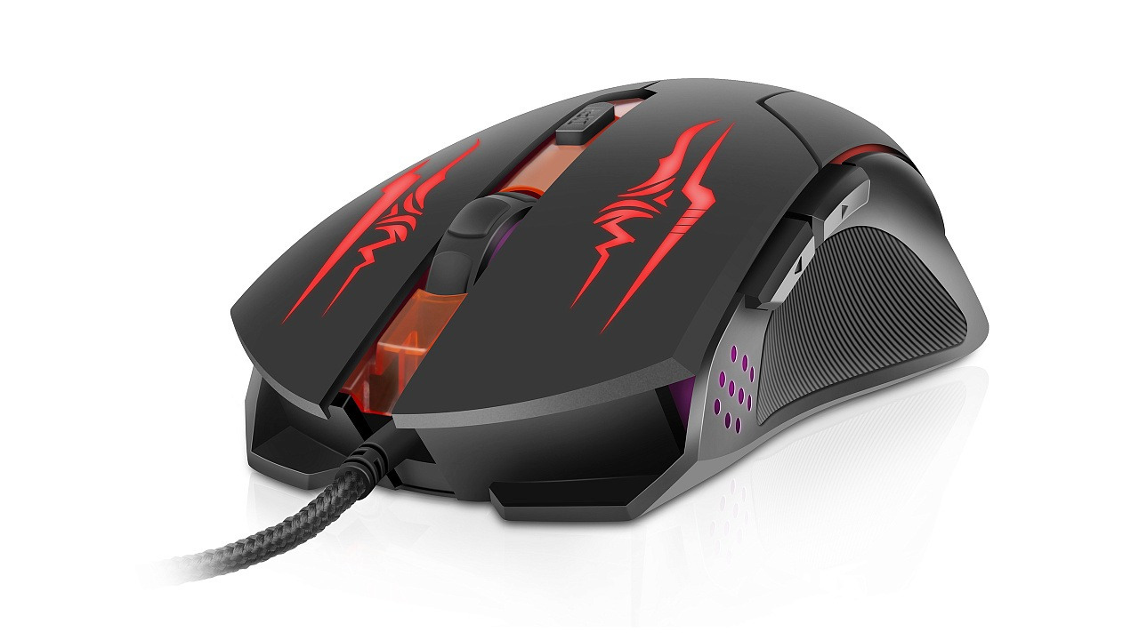 Мишь REAL-EL RM-520 Gaming Black (EL123200020) фото1