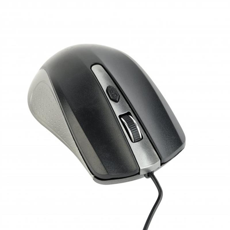 Мышь Gembird MUS-4B-01-GB Black/Grey фото1