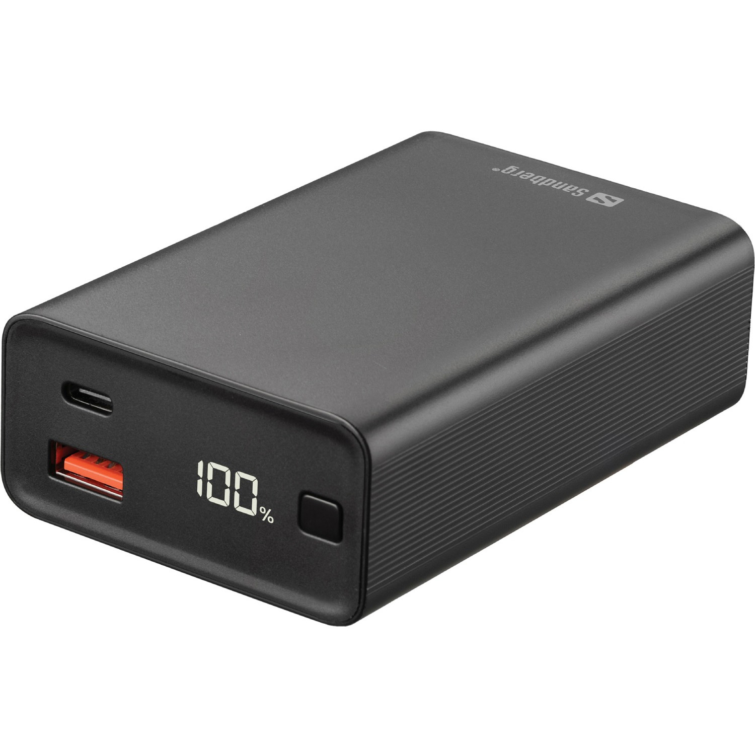 Універсальна мобільна батарея Sandberg Travel Powerbank 20000mAh PD 65W Black (420-95) фото1