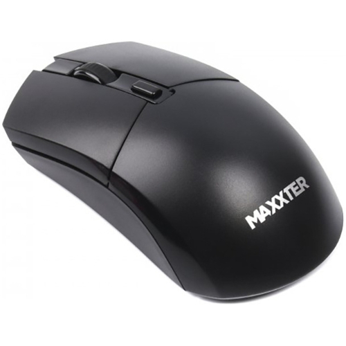 Мышь Maxxter, 4 кнопки, 1600 DPI, USB, черный