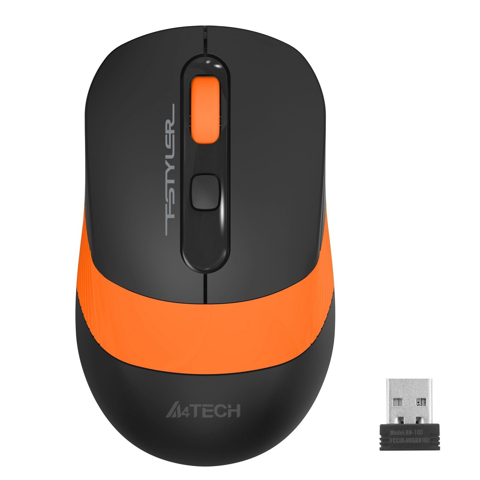 Миша бездротова A4Tech FG10S Orange/Black USB фото1