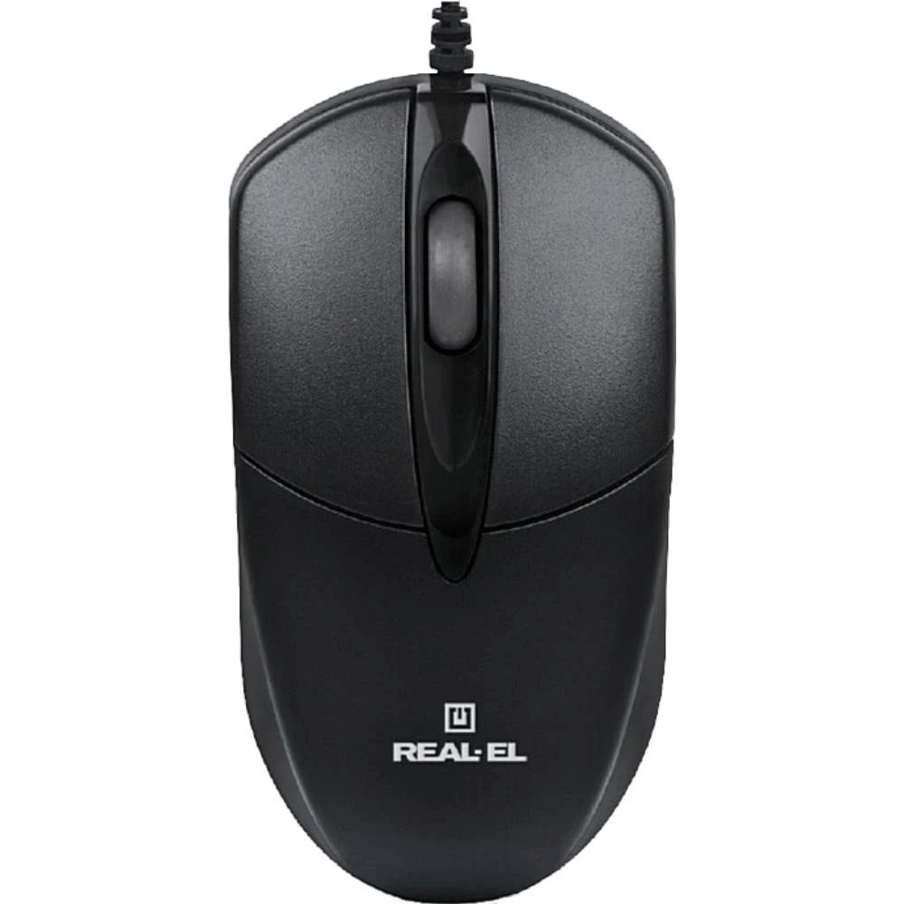 Мышь REAL-EL RM-211 Black USB фото1