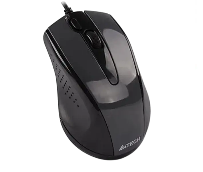 Мышь міні V-Track USB, 1200 DPI N-500F-1 (Glossy Grey) фото1