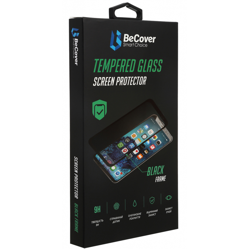 Защитное стекло BeCover для Motorola Moto E7 Power/E7i Power Black (706450) фото1