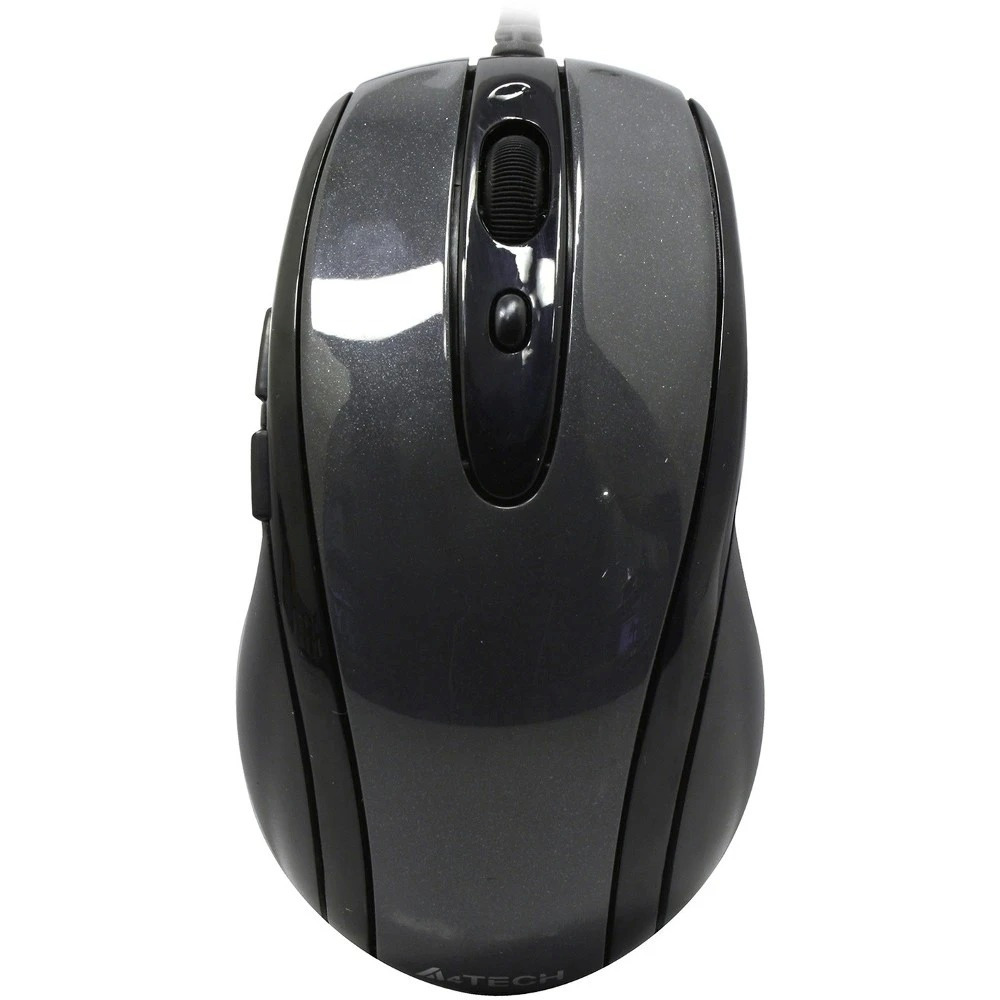 Миша A4Tech N-708X (Glossy Grey) фото1