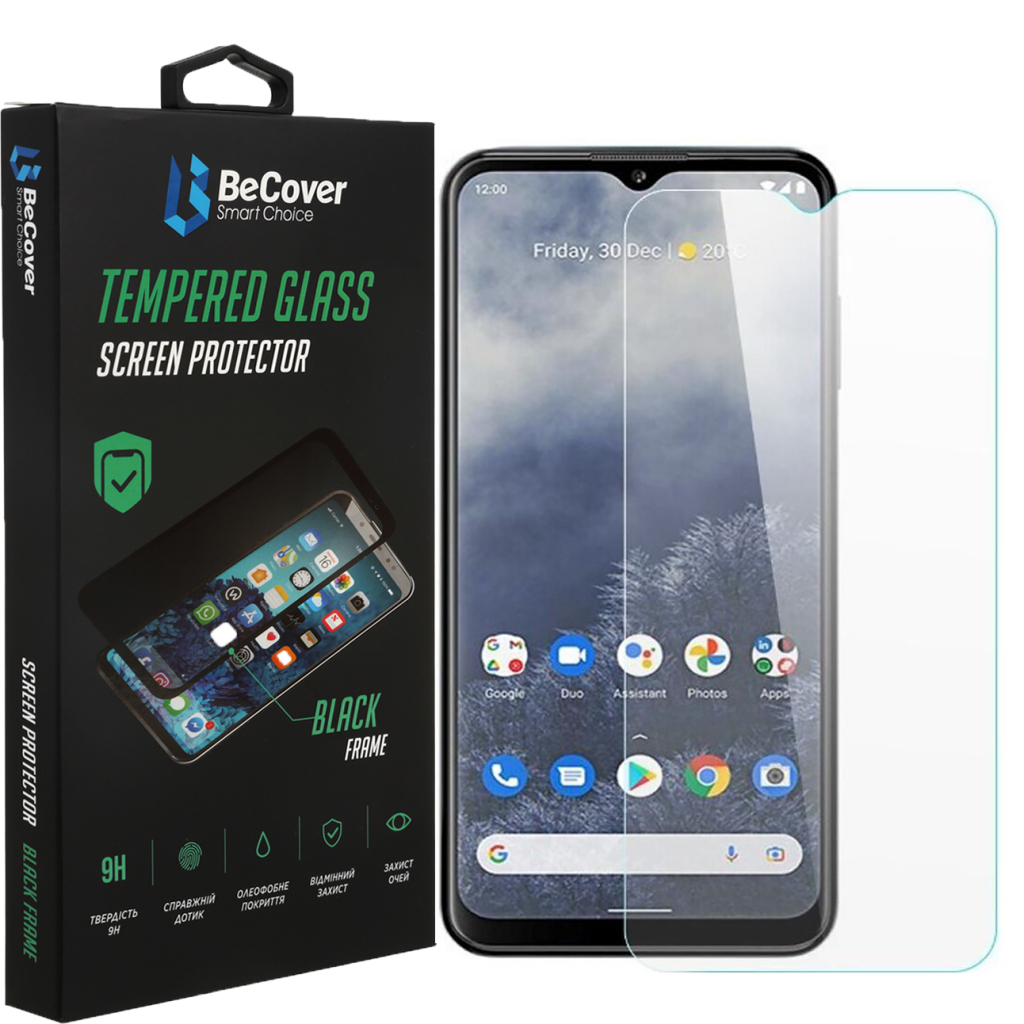 Защитное стекло BeCover для Nokia G60 5G Crystal Clear Glass 3D (708547) фото1